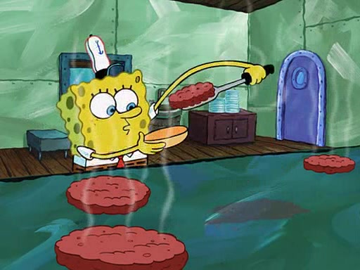 spongebob shoes untied