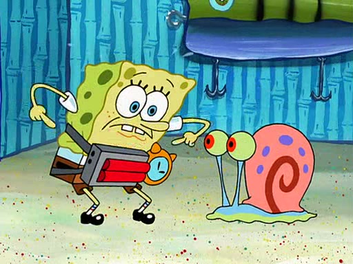 033b | Gary Takes a Bath | SpongeBob Captures