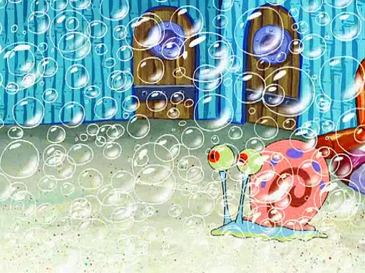 033b | Gary Takes a Bath | SpongeBob Captures