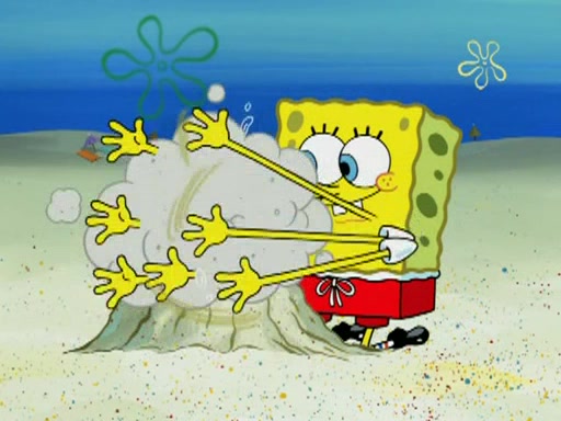 Inside Spongebob Sand