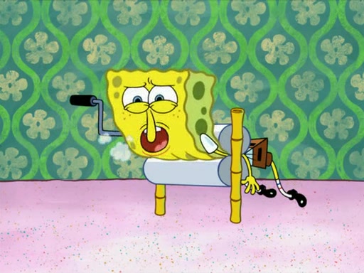 128b | Stuck in the Wringer | SpongeBob Captures